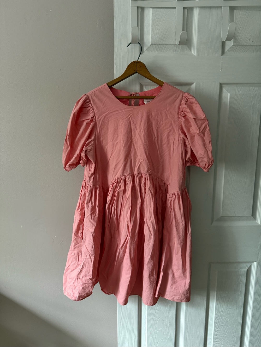 Hyacynt House Tuckernuck Allie Puff Sleeve Babydoll Dress Pink Women’s Medium
